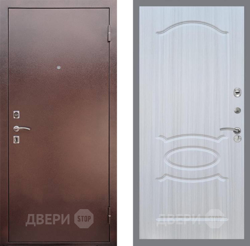Входная металлическая Дверь Рекс (REX) 1 FL-128 Сандал белый в Краснознаменске