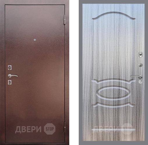 Входная металлическая Дверь Рекс (REX) 1 FL-128 Сандал грей в Краснознаменске