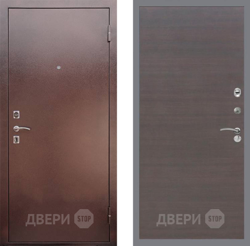Входная металлическая Дверь Рекс (REX) 1 GL венге поперечный в Краснознаменске