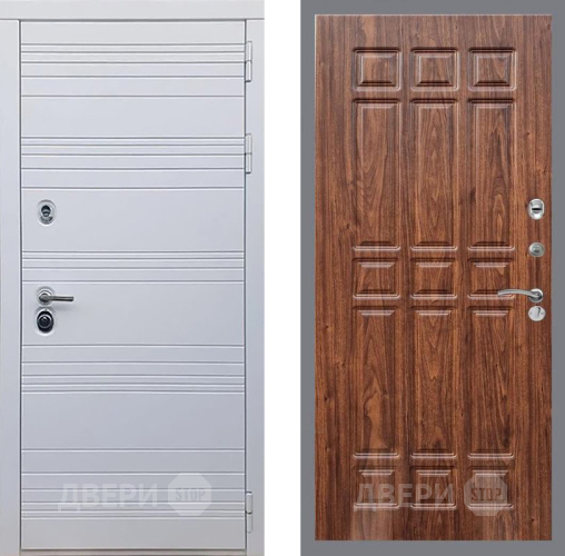 Дверь Рекс (REX) 14 Силк Сноу FL-33 орех тисненый в Краснознаменске