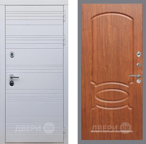 Входная металлическая Дверь Рекс (REX) 14 Силк Сноу FL-128 Морёная берёза в Краснознаменске