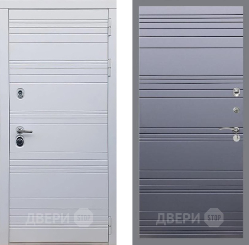 Входная металлическая Дверь Рекс (REX) 14 Силк Сноу Line Силк титан в Краснознаменске