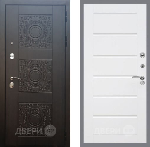Входная металлическая Дверь Рекс (REX) 10 Сити Белый ясень в Краснознаменске