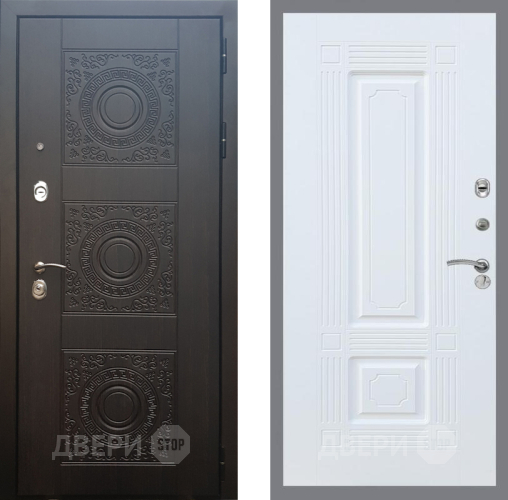Входная металлическая Дверь Рекс (REX) 10 FL-2 Силк Сноу в Краснознаменске