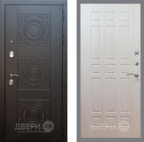 Входная металлическая Дверь Рекс (REX) 10 FL-33 Беленый дуб в Краснознаменске