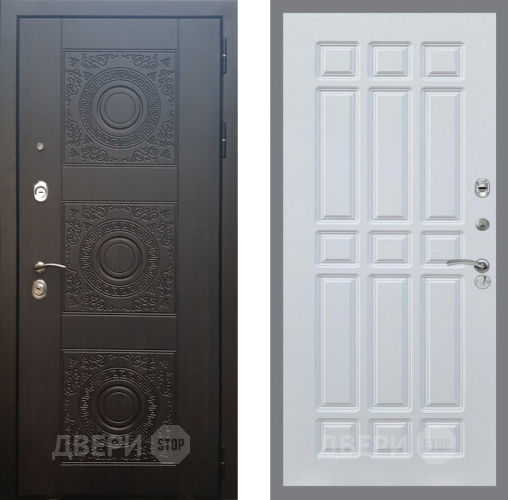 Входная металлическая Дверь Рекс (REX) 10 FL-33 Белый ясень в Краснознаменске