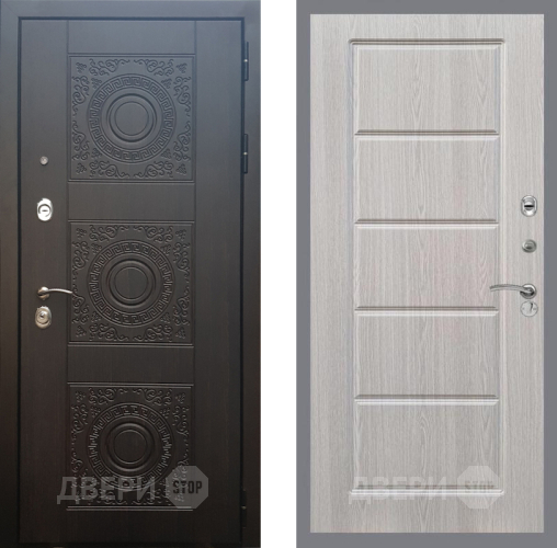 Входная металлическая Дверь Рекс (REX) 10 FL-39 Беленый дуб в Краснознаменске
