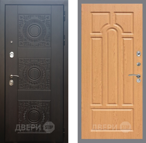 Входная металлическая Дверь Рекс (REX) 10 FL-58 Дуб в Краснознаменске
