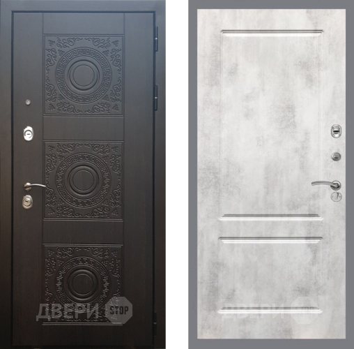 Входная металлическая Дверь Рекс (REX) 10 FL-117 Бетон светлый в Краснознаменске