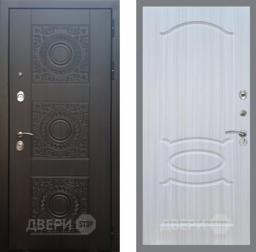 Входная металлическая Дверь Рекс (REX) 10 FL-128 Сандал белый в Краснознаменске