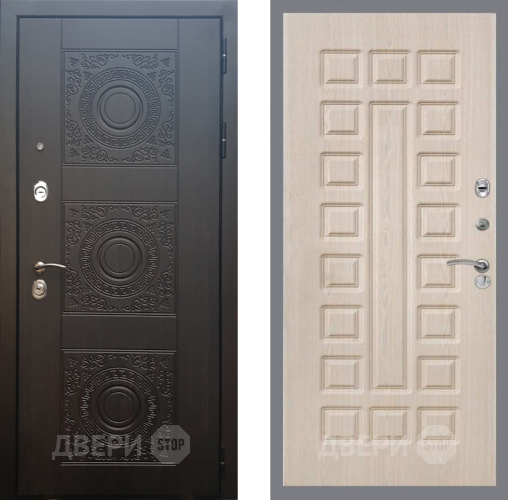 Входная металлическая Дверь Рекс (REX) 10 FL-183 Беленый дуб в Краснознаменске