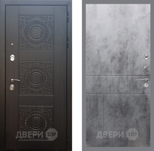 Входная металлическая Дверь Рекс (REX) 10 FL-290 Бетон темный в Краснознаменске
