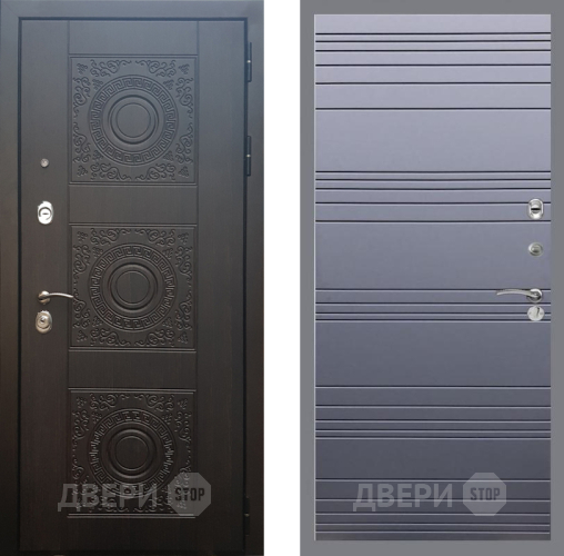 Входная металлическая Дверь Рекс (REX) 10 Line Силк титан в Краснознаменске
