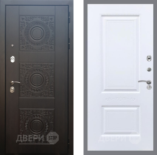 Входная металлическая Дверь Рекс (REX) 10 Смальта Силк Сноу в Краснознаменске