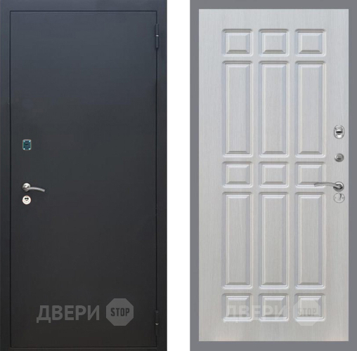 Дверь Рекс (REX) 1A Черный Муар FL-33 Лиственница беж в Краснознаменске