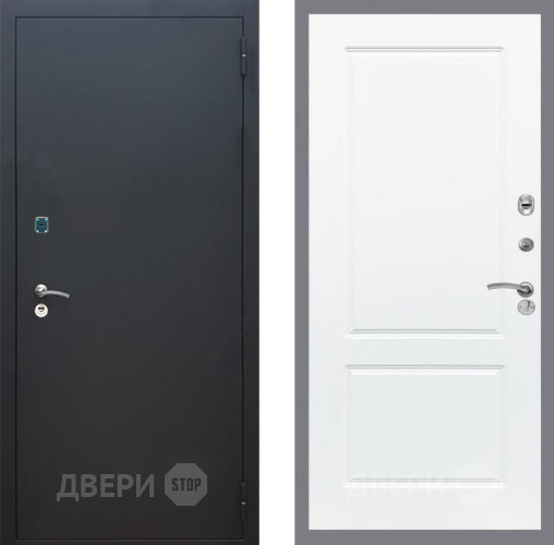 Дверь Рекс (REX) 1A Черный Муар FL-117 Силк Сноу в Краснознаменске
