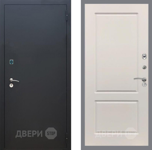 Входная металлическая Дверь Рекс (REX) 1A Черный Муар FL-117 Шампань в Краснознаменске