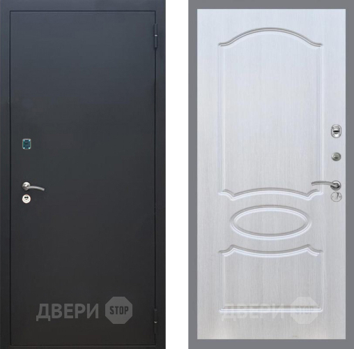 Дверь Рекс (REX) 1A Черный Муар FL-128 Лиственница беж в Краснознаменске