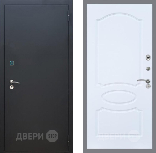Дверь Рекс (REX) 1A Черный Муар FL-128 Силк Сноу в Краснознаменске