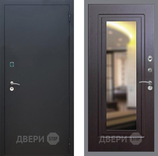Дверь Рекс (REX) 1A Черный Муар FLZ-120 Венге в Краснознаменске
