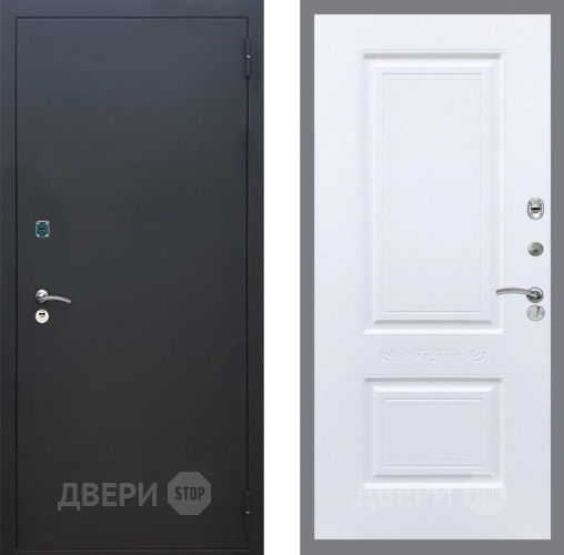 Дверь Рекс (REX) 1A Черный Муар Смальта Силк Сноу в Краснознаменске