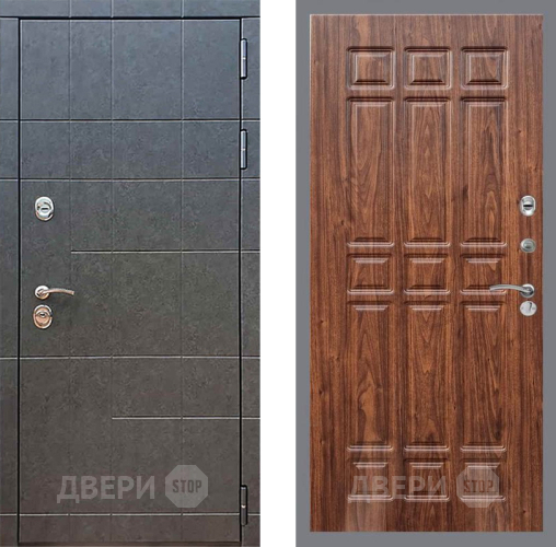 Входная металлическая Дверь Рекс (REX) 21 FL-33 орех тисненый в Краснознаменске