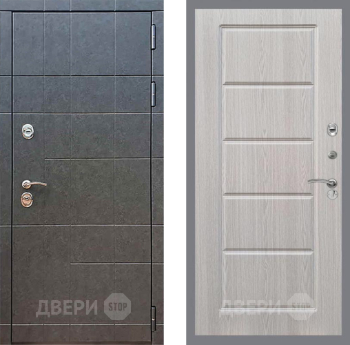 Входная металлическая Дверь Рекс (REX) 21 FL-39 Беленый дуб в Краснознаменске