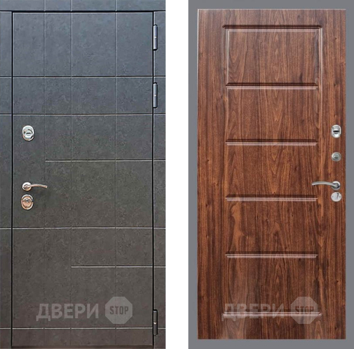 Входная металлическая Дверь Рекс (REX) 21 FL-39 орех тисненый в Краснознаменске