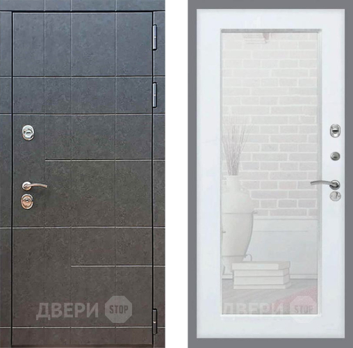 Дверь Рекс (REX) 21 Зеркало Пастораль Белый ясень в Краснознаменске