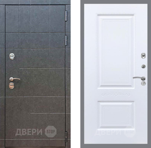 Входная металлическая Дверь Рекс (REX) 21 Смальта Силк Сноу в Краснознаменске