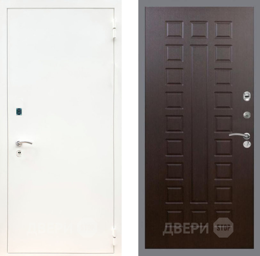 Дверь Рекс (REX) 1А Белая шагрень FL-183 Венге в Краснознаменске