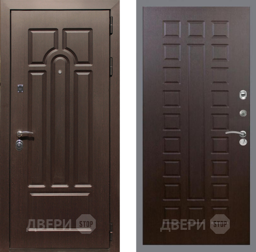 Входная металлическая Дверь Рекс (REX) Эврика FL-183 Венге в Краснознаменске