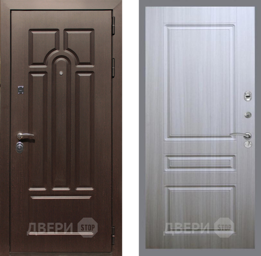 Дверь Рекс (REX) Эврика FL-243 Сандал белый в Краснознаменске