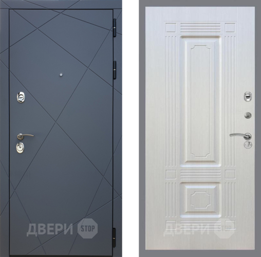 Входная металлическая Дверь Рекс (REX) 13 Силк Титан FL-2 Лиственница беж в Краснознаменске