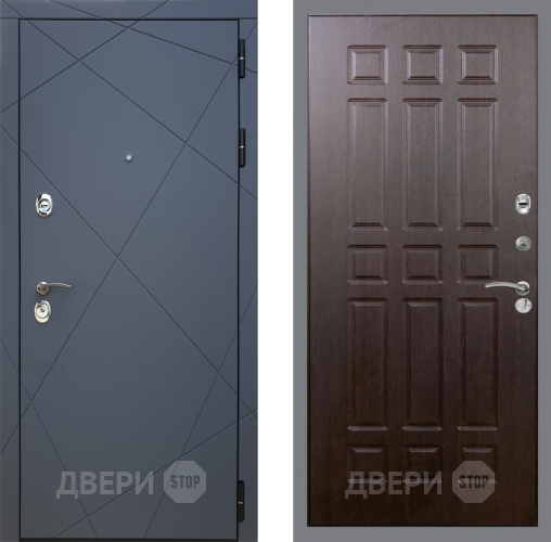 Входная металлическая Дверь Рекс (REX) 13 Силк Титан FL-33 Венге в Краснознаменске