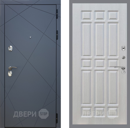 Входная металлическая Дверь Рекс (REX) 13 Силк Титан FL-33 Лиственница беж в Краснознаменске