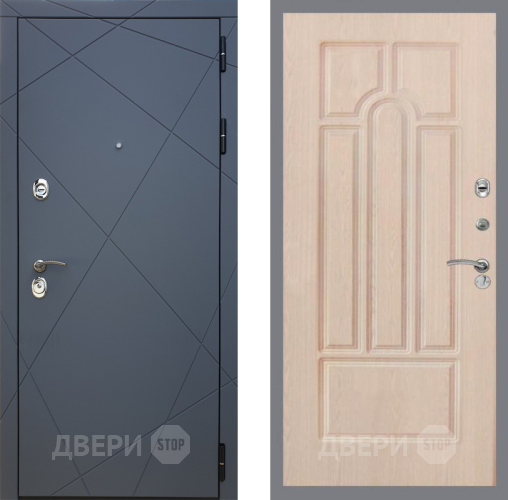 Дверь Рекс (REX) 13 Силк Титан FL-58 Беленый дуб в Краснознаменске