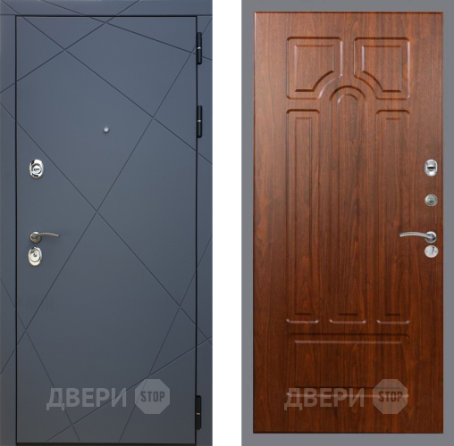 Входная металлическая Дверь Рекс (REX) 13 Силк Титан FL-58 Морёная берёза в Краснознаменске