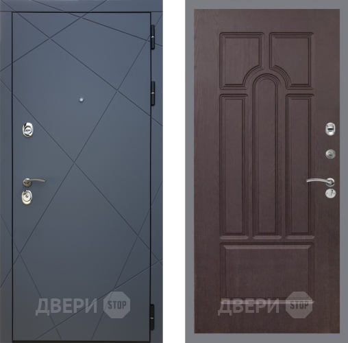 Входная металлическая Дверь Рекс (REX) 13 Силк Титан FL-58 Венге в Краснознаменске