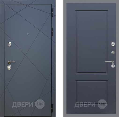 Входная металлическая Дверь Рекс (REX) 13 Силк Титан FL-117 Силк титан в Краснознаменске