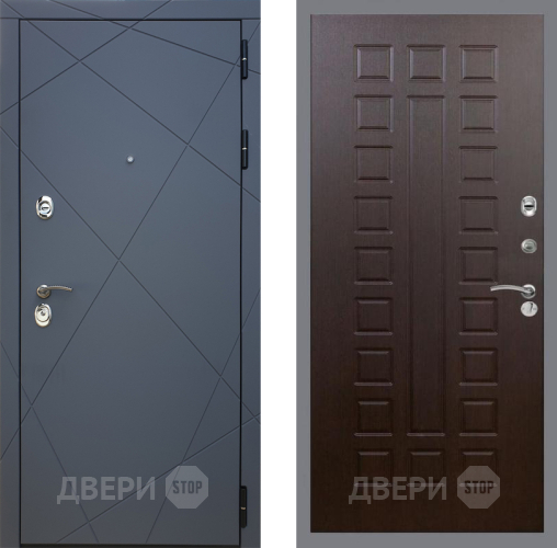 Входная металлическая Дверь Рекс (REX) 13 Силк Титан FL-183 Венге в Краснознаменске