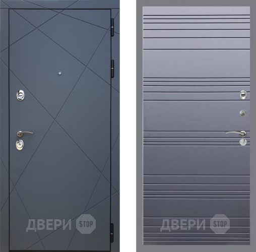 Входная металлическая Дверь Рекс (REX) 13 Силк Титан Line Силк титан в Краснознаменске