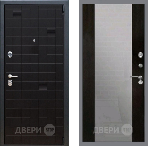 Входная металлическая Дверь Рекс (REX) 12 СБ-16 Зеркало Венге в Краснознаменске