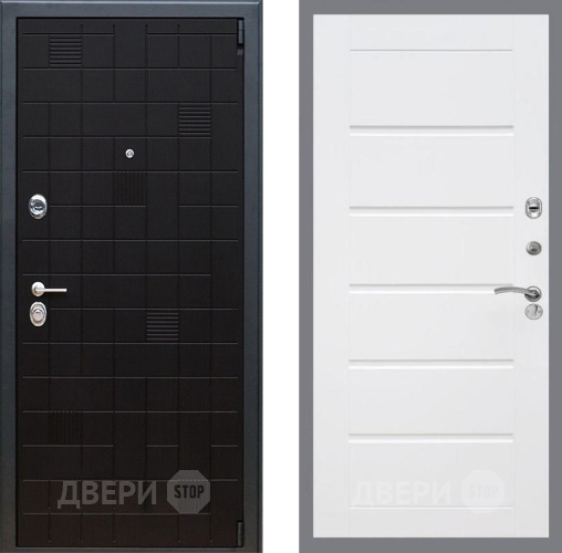 Входная металлическая Дверь Рекс (REX) 12 Сити Белый ясень в Краснознаменске