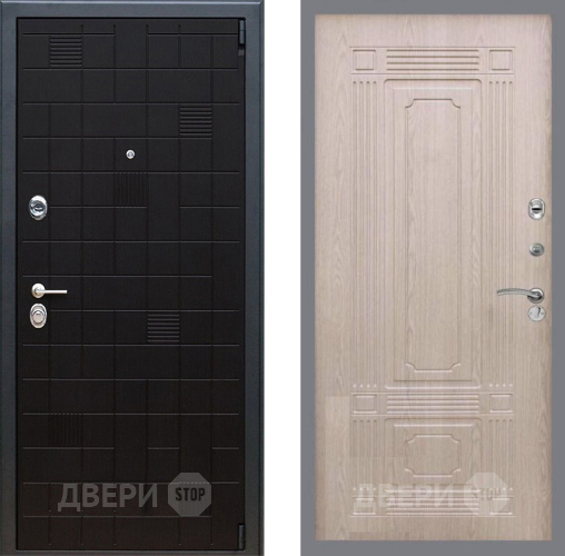 Входная металлическая Дверь Рекс (REX) 12 FL-2 Беленый дуб в Краснознаменске