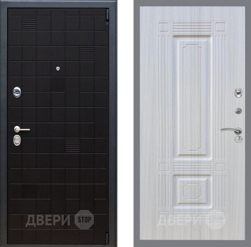 Входная металлическая Дверь Рекс (REX) 12 FL-2 Сандал белый в Краснознаменске
