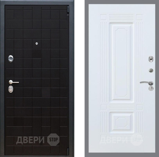 Входная металлическая Дверь Рекс (REX) 12 FL-2 Силк Сноу в Краснознаменске