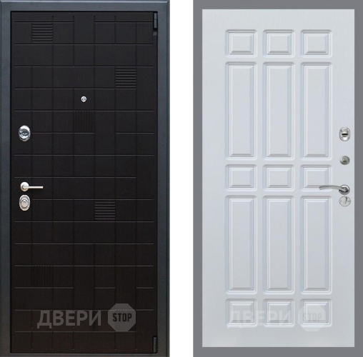 Входная металлическая Дверь Рекс (REX) 12 FL-33 Белый ясень в Краснознаменске