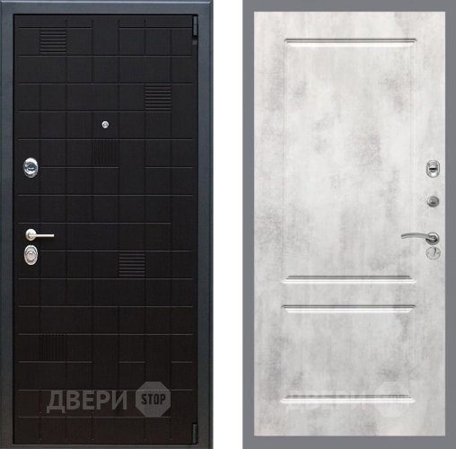 Входная металлическая Дверь Рекс (REX) 12 FL-117 Бетон светлый в Краснознаменске