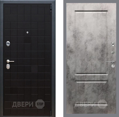Входная металлическая Дверь Рекс (REX) 12 FL-117 Бетон темный в Краснознаменске